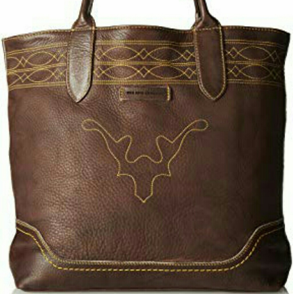 Frye Campus Stitching Horse Tote in "Walnut"
